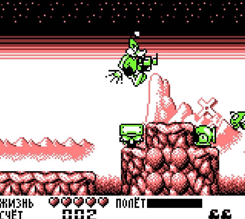 Daffy Duck The Marvin Missions - геймплей игры Game Boy